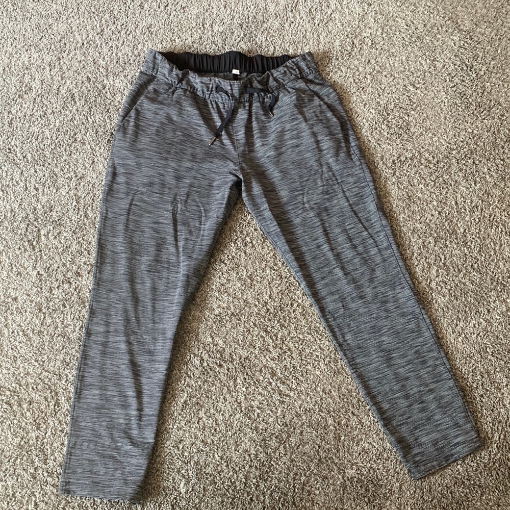 Gray track pants Lululemon size 10